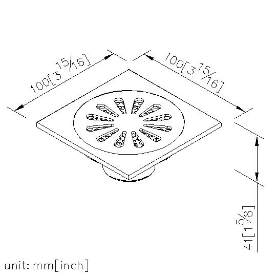 Floor Drain 100*100mm thumbnail 2