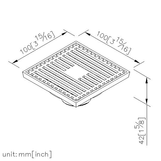 Floor Drain 100*100mm thumbnail 2