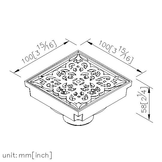 Floor Drain 100*100mm thumbnail 2