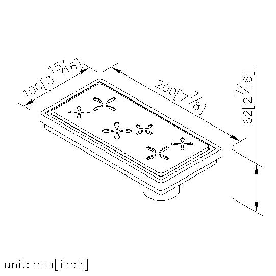 Floor Drain 200*100mm thumbnail 2
