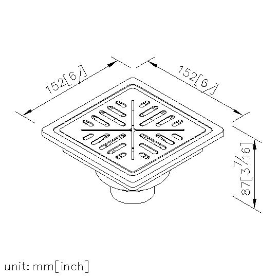 Floor Drain 152*152mm thumbnail 2