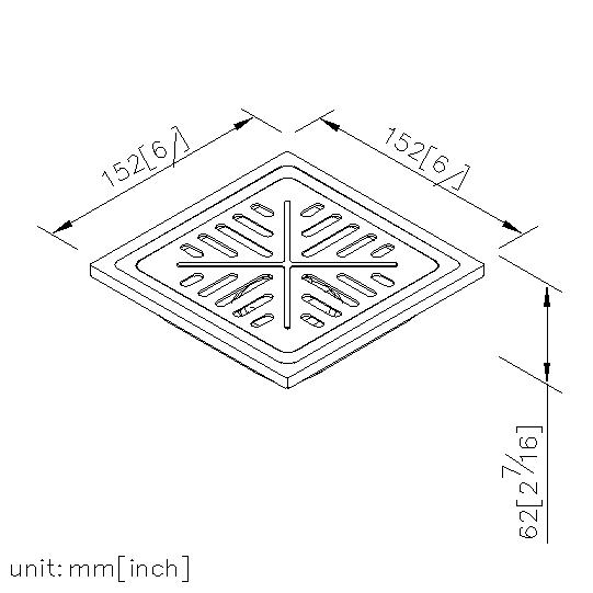 Floor Drain 152*152mm thumbnail 2