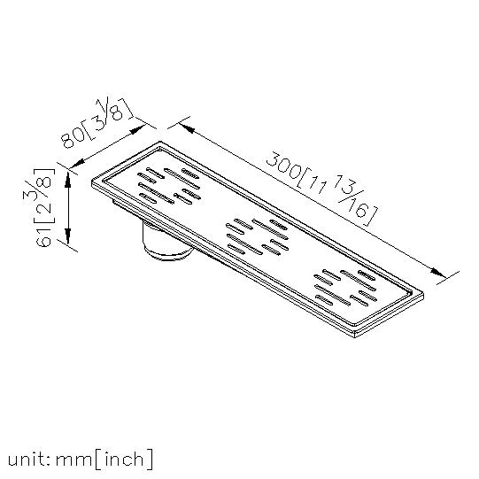 Floor Drain 300*80mm thumbnail 2