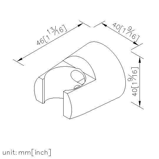 Wall Bracket (Plastic CP) thumbnail 2