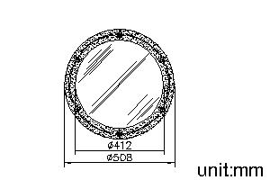 Mirror 5*508mm thumbnail 2