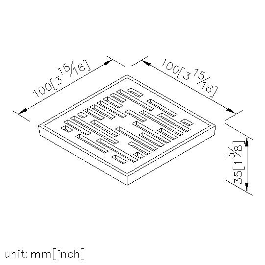 Floor Drain 100*100mm (Thin Version) thumbnail 2