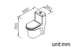 Toilet (400mm Rough-in) thumbnail 2
