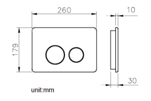 Flush Plate (Stainless Steel) thumbnail 2