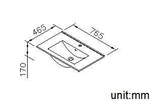 Vanity-Top Ceramic Basin thumbnail 2
