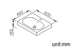 In Countertop Ceramic Basin thumbnail 2