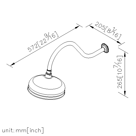 Rain Shower With Shower Arm thumbnail 2