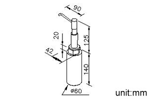 Countertop Soap Dispenser (81mm) thumbnail 2