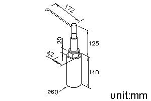 Countertop Soap Dispenser (163mm) thumbnail 2