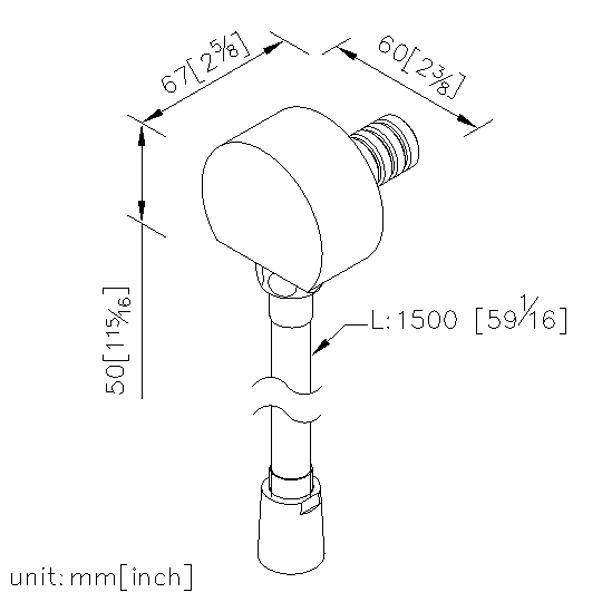 Supply Elbow W/5cm Nipple W/150cm Hose thumbnail 2