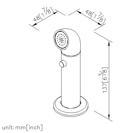 Sprayer W/ 1/2" Stand & Hose thumbnail 2