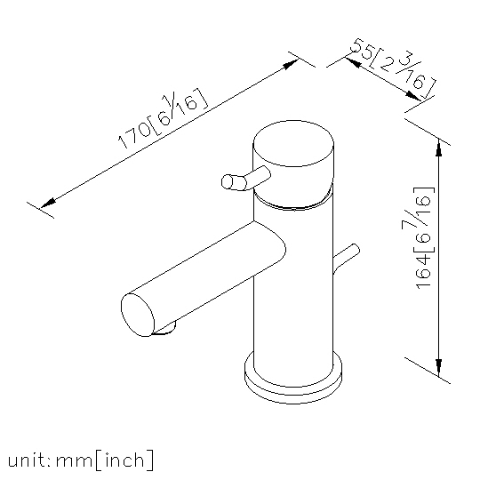 Basin Faucet W/Lift Rod thumbnail 2