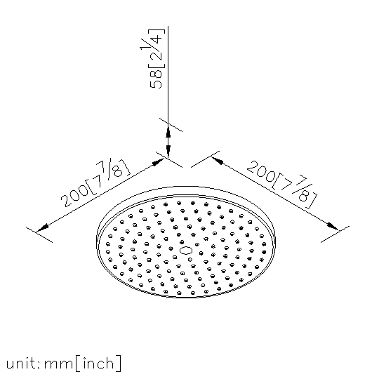 8" Showerhead thumbnail 2