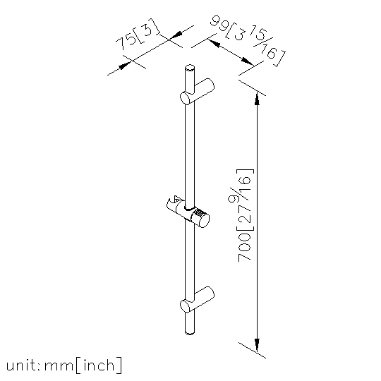 Slide Bar Set (Stainless Steel) thumbnail 2