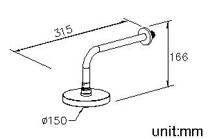 6" Showerhead thumbnail 2