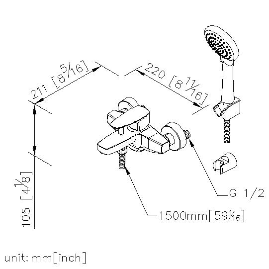 Bath/Shower Mixer thumbnail 2