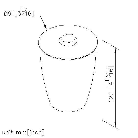 Freestanding Cotton Wool Pot thumbnail 2