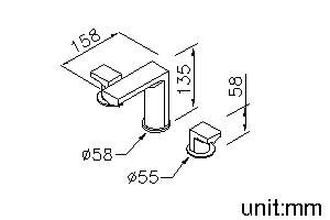 Two-Handle Basin Faucet thumbnail 2