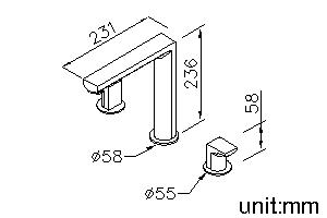 Two-Handle Kitchen Faucet thumbnail 2