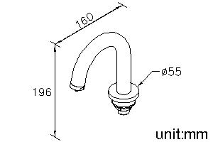 Tip-Touch Basin Faucet (Cold Only) thumbnail 2