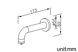 Tip-Touch Basin Faucet (Cold Only) thumbnail 2