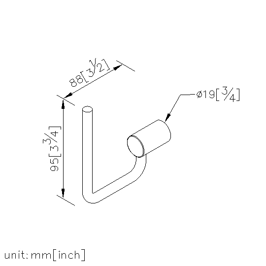 Spare Toilet Tissue Holder (Stainless Steel) thumbnail 2
