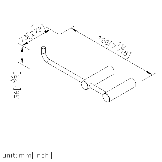 Toilet Tissue Holder (Stainless Steel) thumbnail 2
