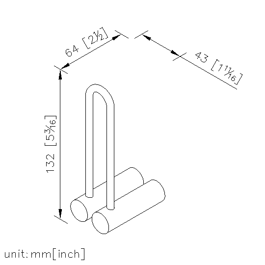 Spare Toilet Tissue Holder (Stainless Steel) thumbnail 2