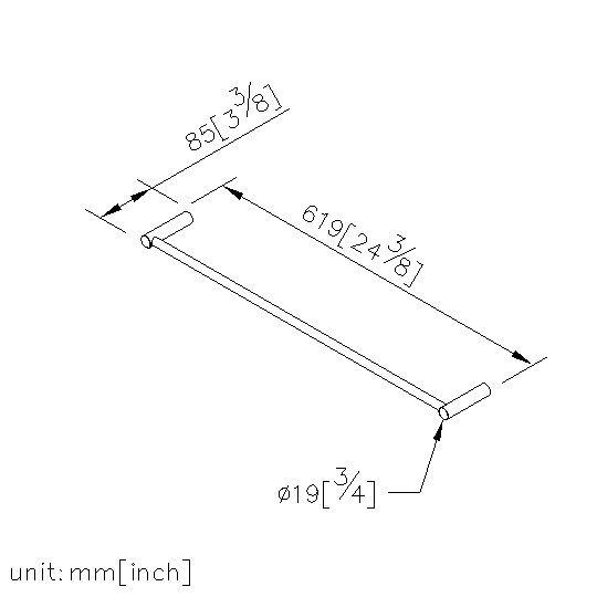 Towel Bar (600mm) thumbnail 2