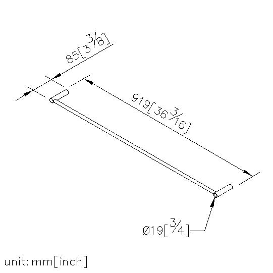 Towel Bar (900mm) thumbnail 2