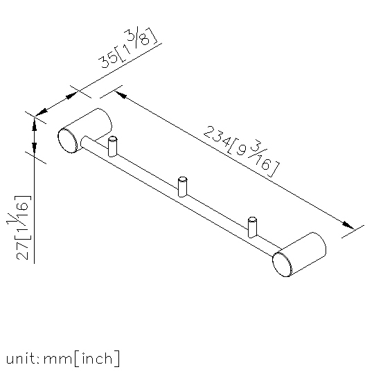 Robe Hook (Three Hooks) thumbnail 2