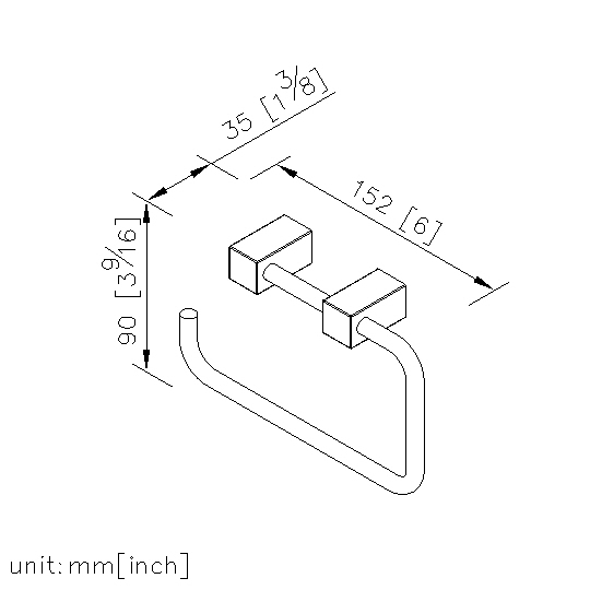 Toilet Tissue Holder (Horizontal) thumbnail 2