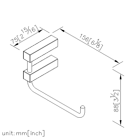 Toilet Tissue Holder (Vertical) thumbnail 2