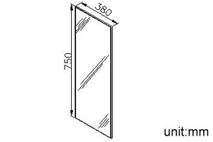 Mirror 750*380mm thumbnail 2