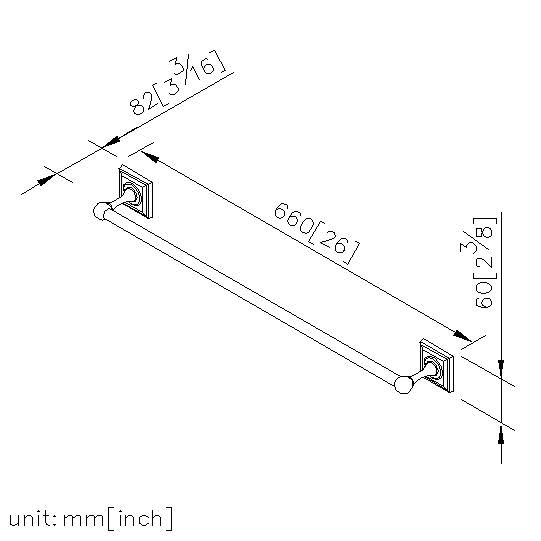 Towel Bar (600mm) thumbnail 2