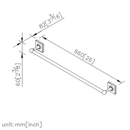 Towel Bar (600mm) thumbnail 2