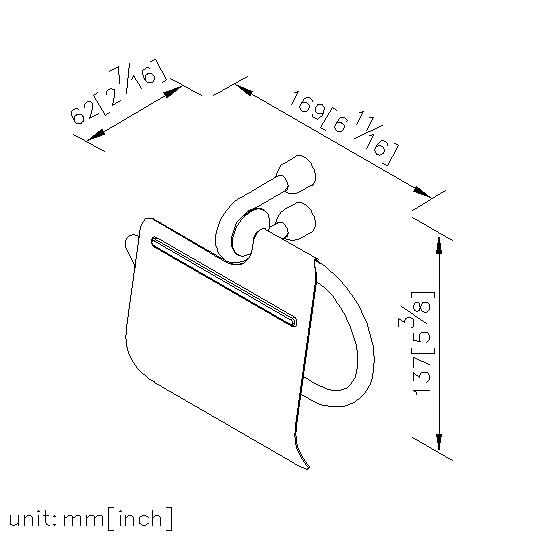 Toilet Tissue Holder W/Lid thumbnail 2