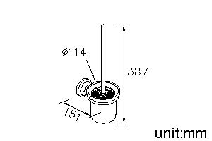 Toilet Brush Holder thumbnail 2
