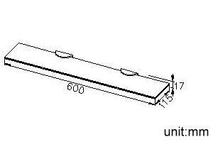 Shelf (600mm) thumbnail 2