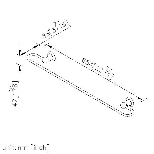Towel Bar (600mm) thumbnail 2
