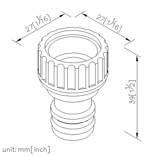 Quick-Action Coupling For Garden Hose (Brass) thumbnail 2
