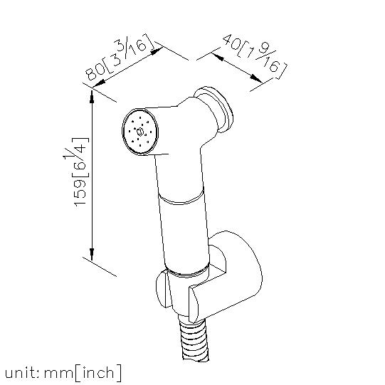 Sprayer W/Wall Bracket (Plastic) & Hose thumbnail 2