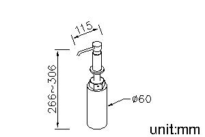 Countertop Soap Dispenser (81mm) thumbnail 2