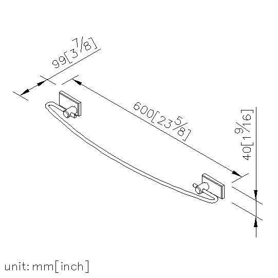 Towel Bar (600mm) thumbnail 2