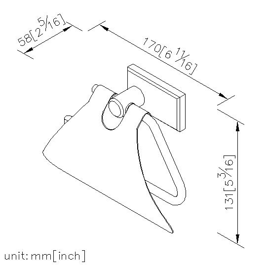 Toilet Tissue Holder W/Lid thumbnail 2