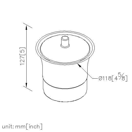 Freestanding Cotton Wool Pot thumbnail 2